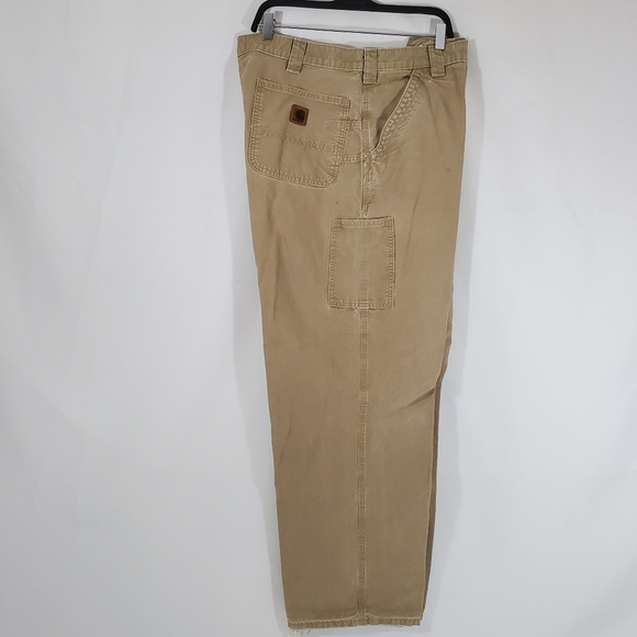 Carhartt Duck Canvas Carpenter Work Pants Dungaree - Picture 6 of 12